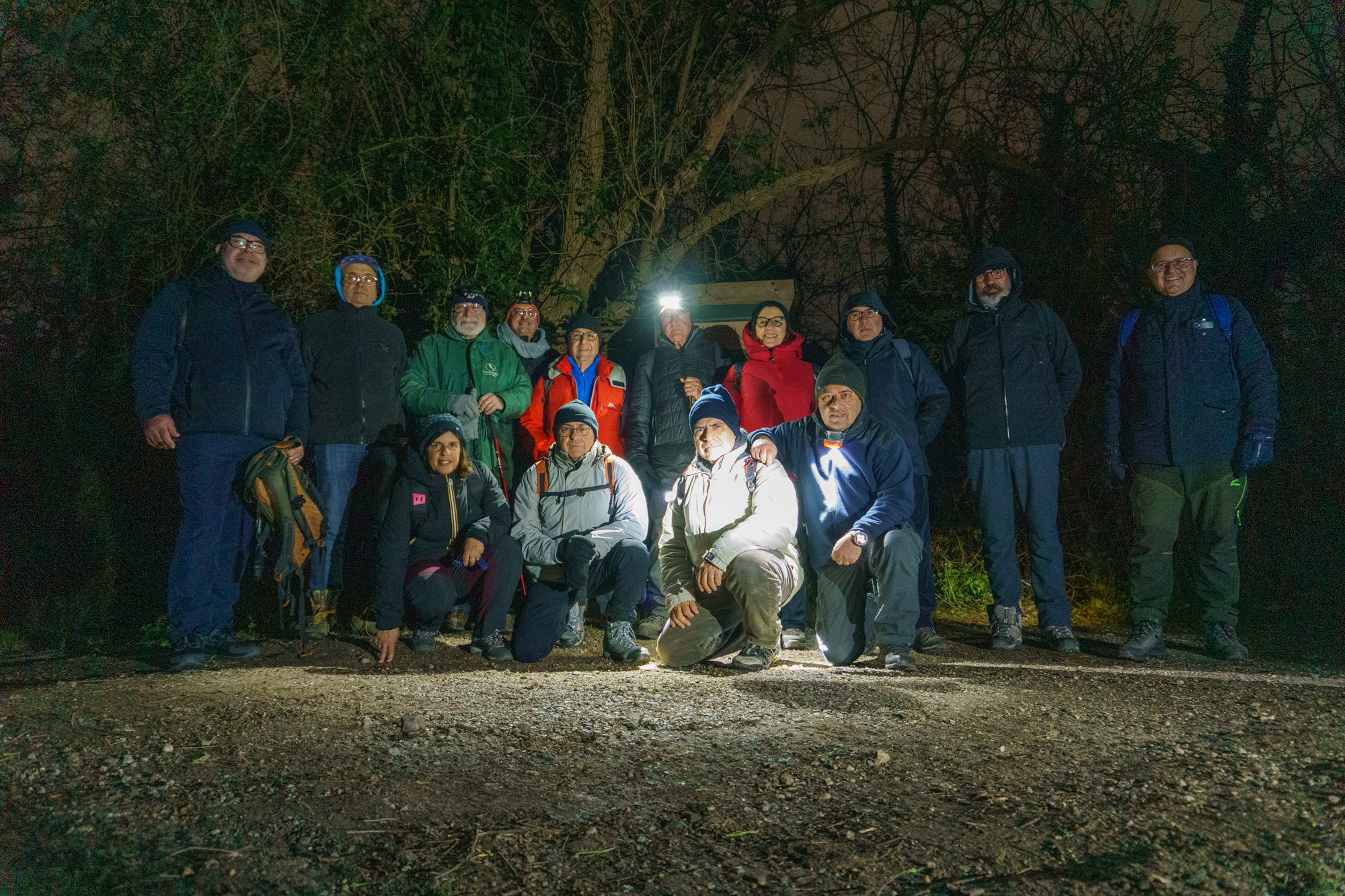 Trekking notturno a Musolino del 23 febbraio 2024