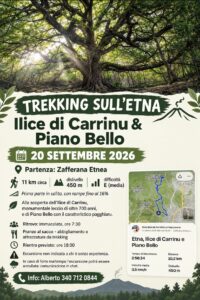 TREKKING ILICE DI CARINU & PIANO BELLO – ETNA