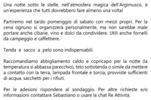 ARGIMUSCO LUGLIO 26 – NOTTE SOTTO LE STELLE