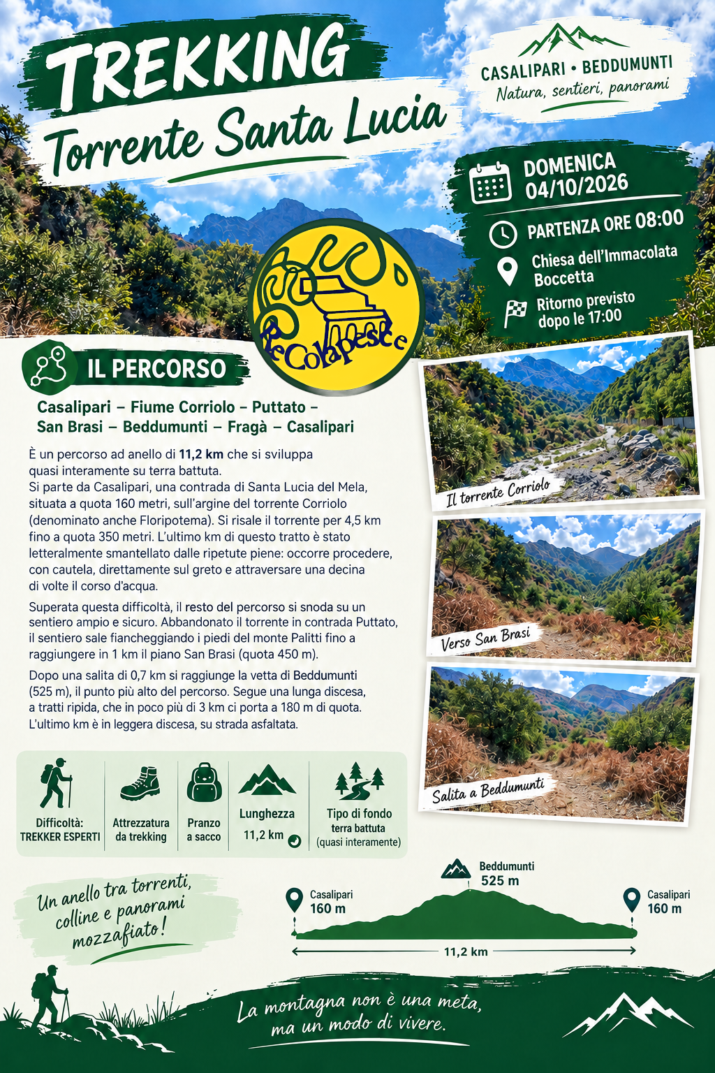 TREKKING TORRENTE SANTA LUCIA