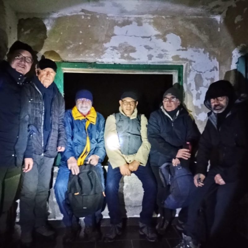 Trekking notturno a Colle San Rizzo del 2 febbraio 2024